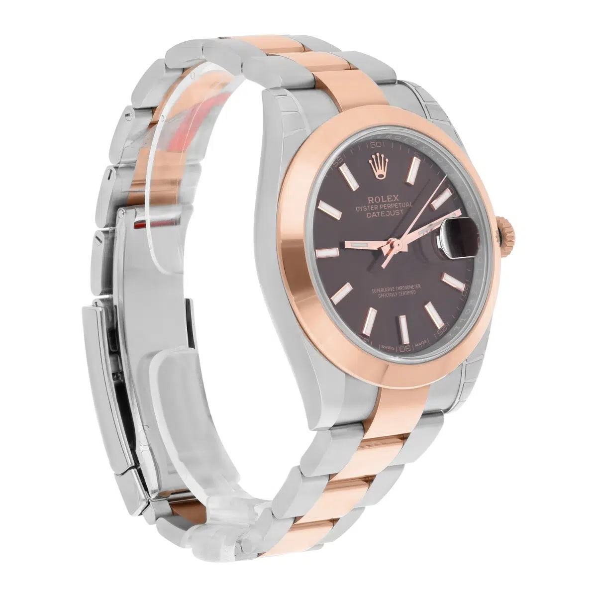 Rolex Datejust 41mm 126301 Stainless Steel/Rose Gold Jubilee Mens Watch – image 6