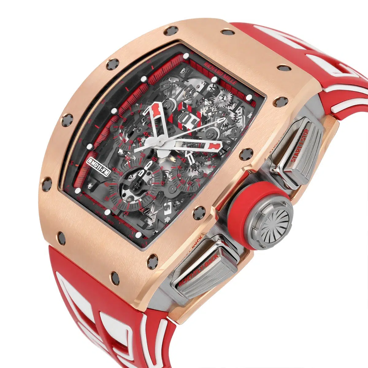 Richard Mille Men's Watch RM011-FM Felipe Massa Chronograph 'Red Demon' Rose Gold – image 6