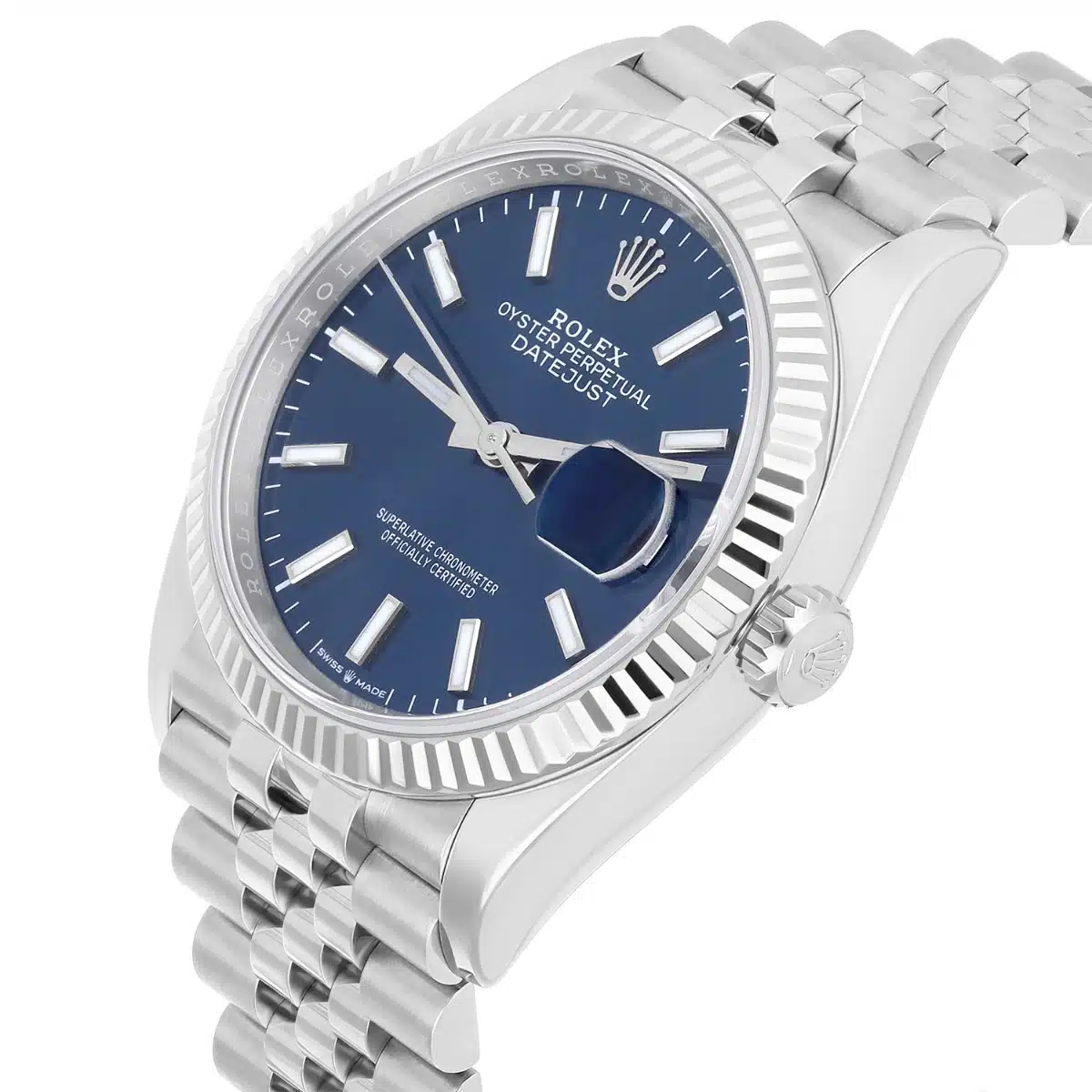 Rolex Datejust 126234 Steel 36mm Blue Index Dial Jubilee Bracelet Box/Papers 2021 – image 3