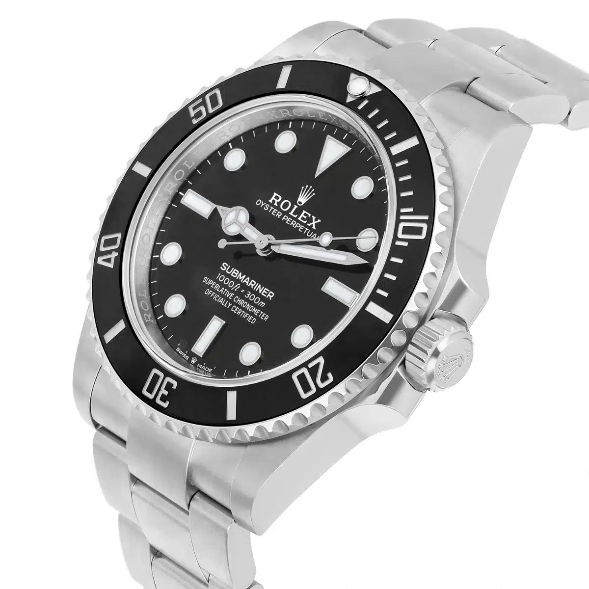 Rolex No Date Submariner 124060 41mm Stainless Steel with Black Dial Watch 2021 – image 6