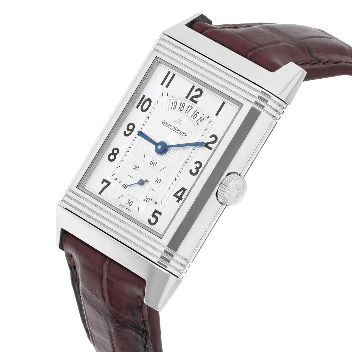 Jaeger-LeCoultre Grande Reverso Duo 273.8.85 Men’s Stainless Steel Watch B/P – image 5