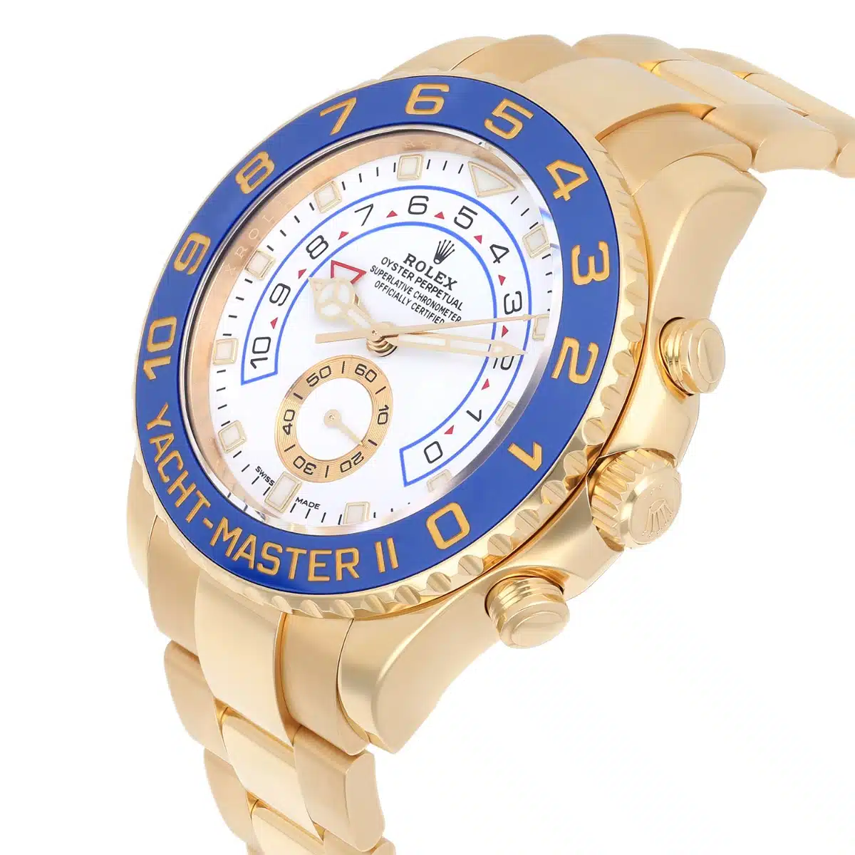 Rolex Yacht-Master II 116688 Mercedes Hands 18k Yellow Gold Watch Box Papers – image 3
