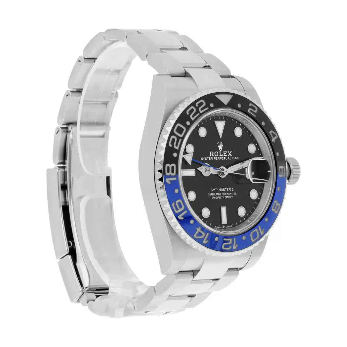Rolex GMT-Master II 126710 Batman Black/Blue Ceramic Bezel Oyster Stainless Steel Watch – image 6