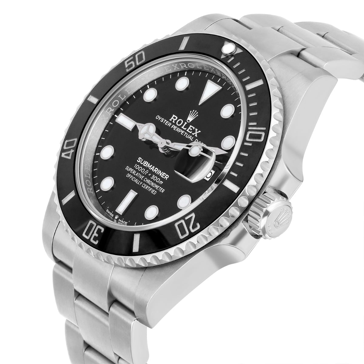 Rolex Submariner Date 126610LN Stainless Steel with Black Dial Oyster Bracelet Watch - 2025