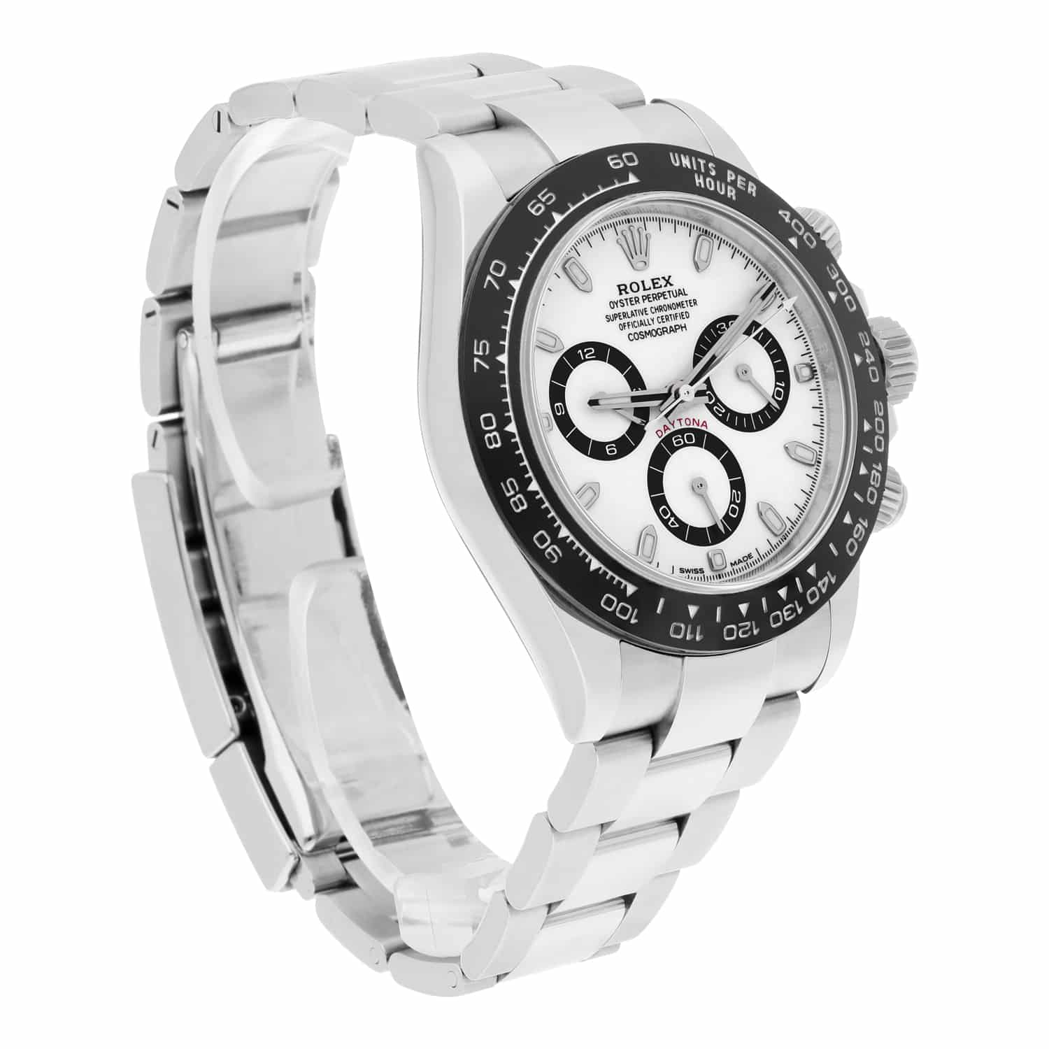 Rolex Panda Cosmograph Daytona 116500LN White Dial Complete