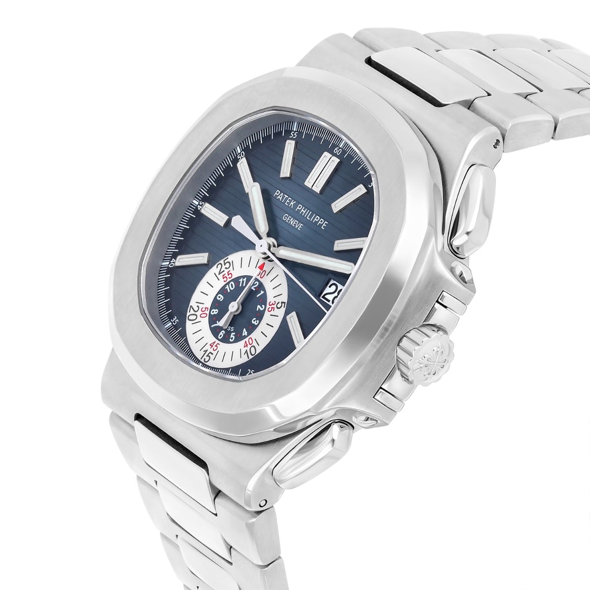 Patek Philippe Nautilus 5980/1A-001 Gradient Blue Dial Steel Bracelet Box/Papers
