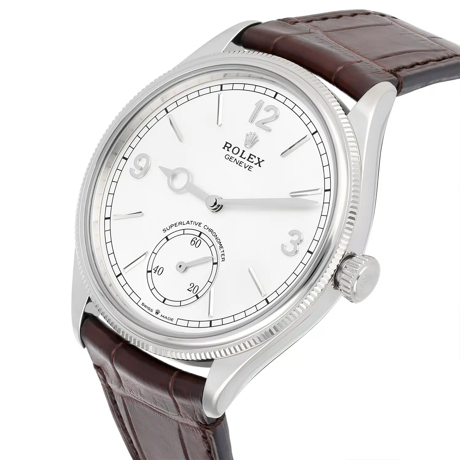 Rolex Perpetual 1908 Ref. 52509-0006 - 18kt White Gold 39mm White Dial – image 4