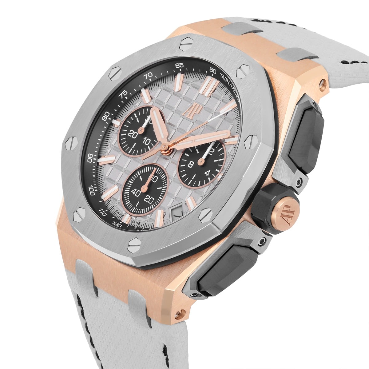 Audemars Piguet 26420OI.OO.A015VE.01 Royal Oak 43mm 18K Rose Gold Titanium Watch