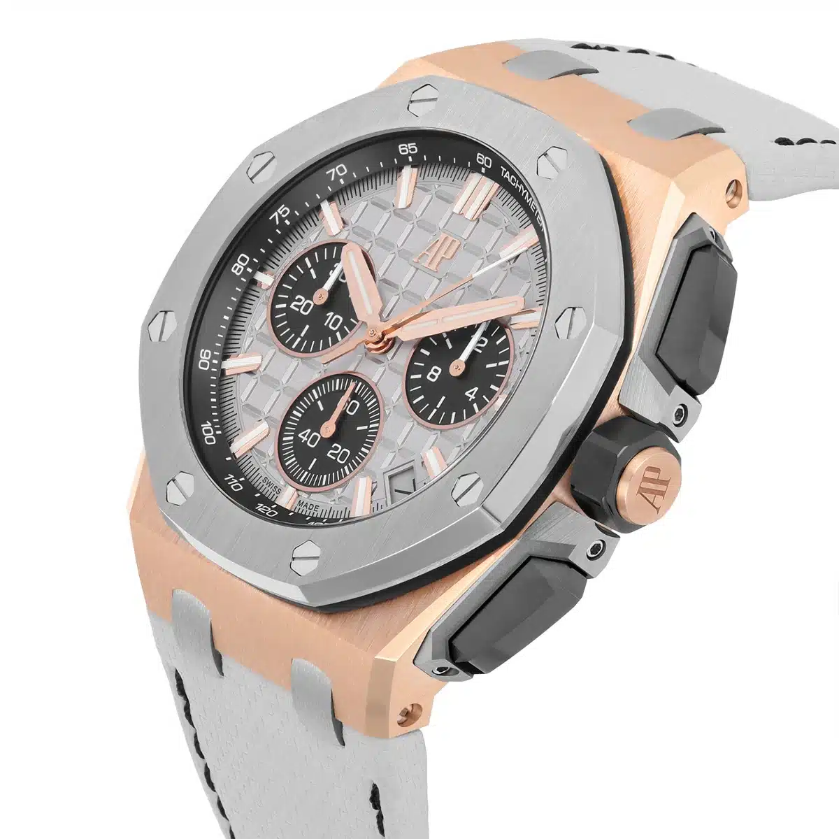 Audemars Piguet 26420OI.OO.A015VE.01 Royal Oak 43mm 18K Rose Gold Titanium Watch – image 6