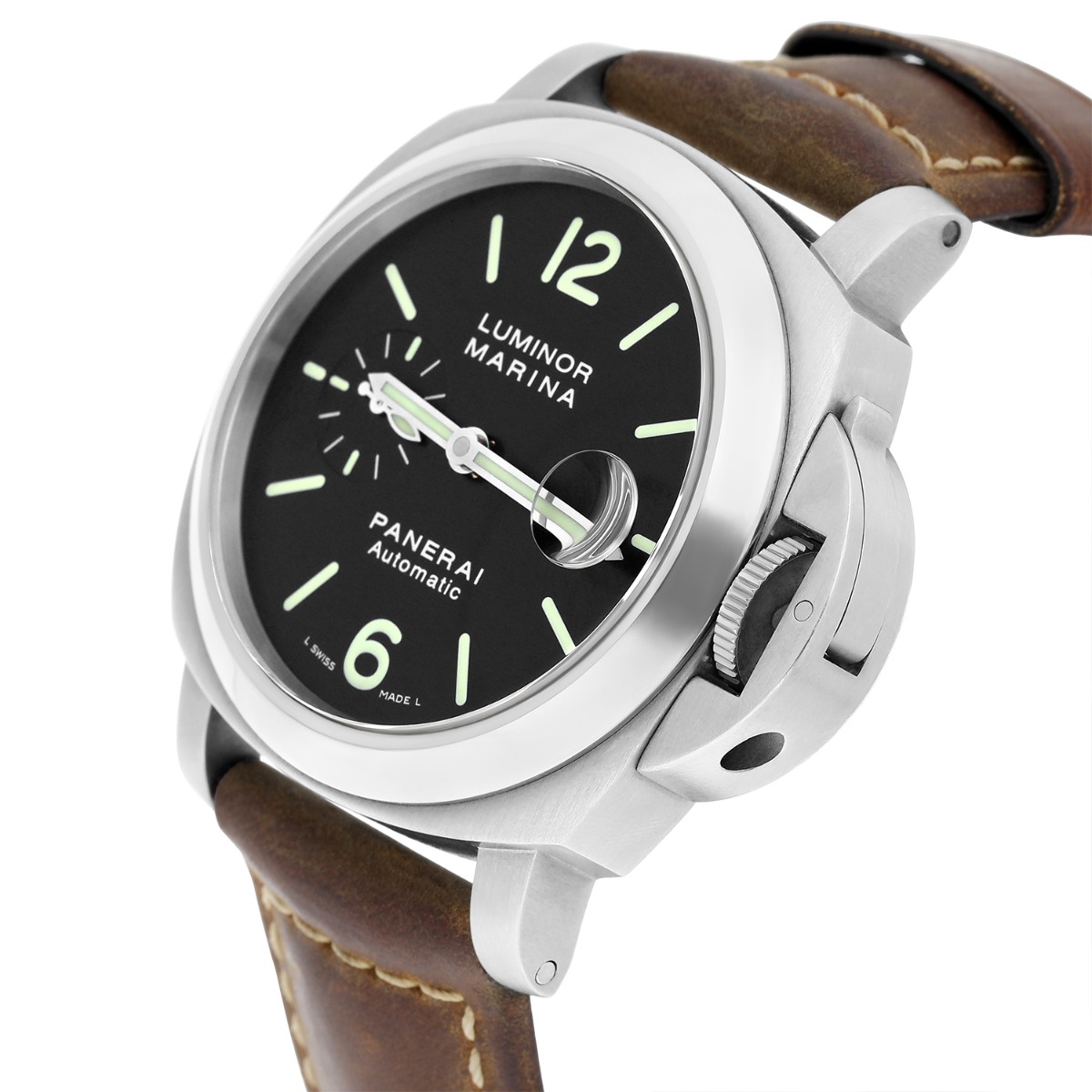 Panerai Luminor Marina PAM00104 Small Second Date Automatic Men's Watch