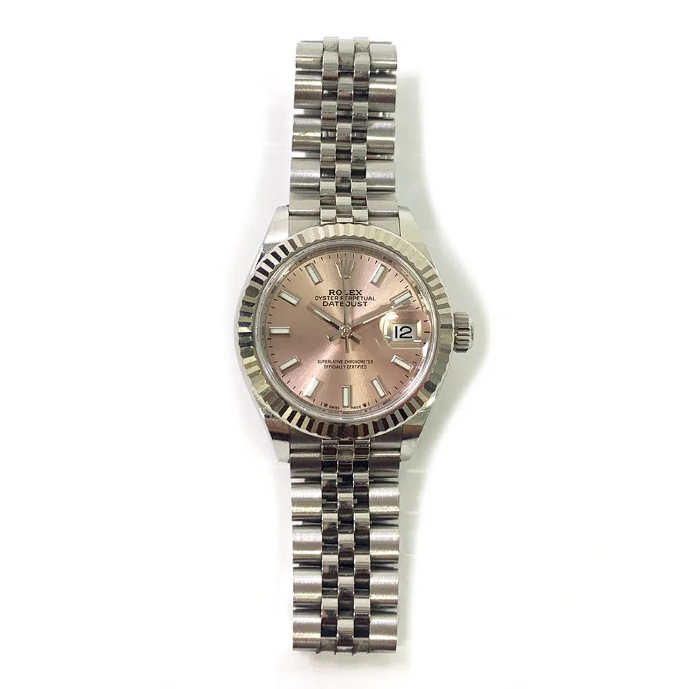 Rolex Lady-Datejust 28mm Jubilee 279174 Stainless Steel Watch Pink Index Dial – image 2