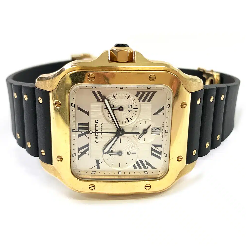 Cartier Santos WGSA0017 43mm Rose Gold with Silver Dial Watch 2019 – image 3