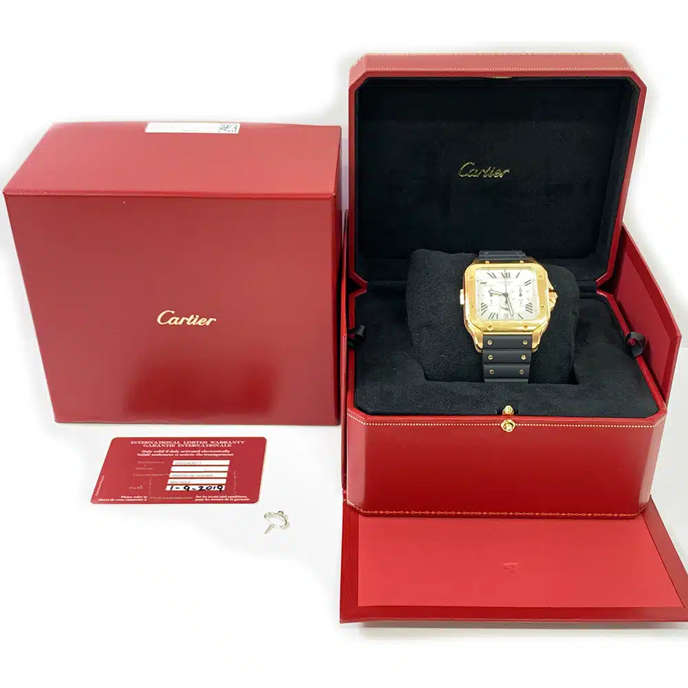 Cartier Santos WGSA0017 43mm Rose Gold with Silver Dial Watch 2019 – image 8