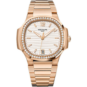 Patek Philippe Nautilus Automatic 7118/1200R-001 Diamond Bezel RG Bracelet