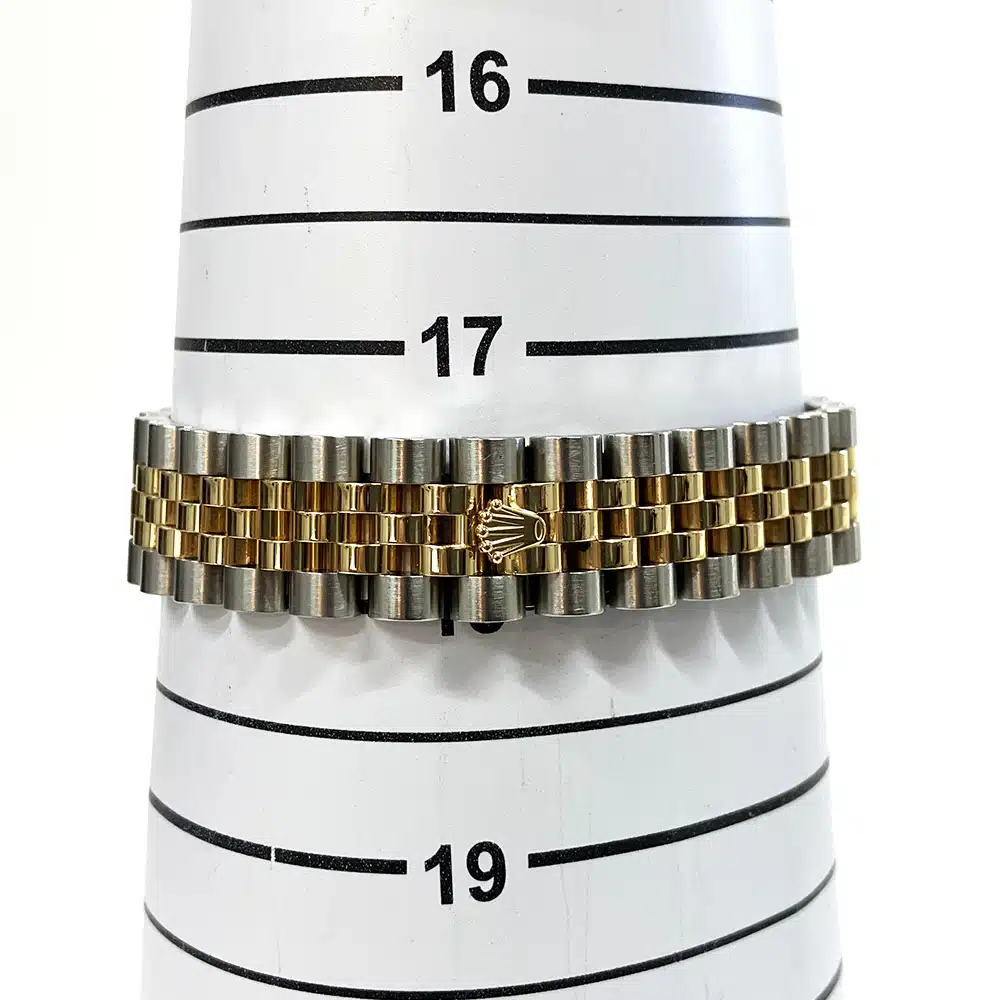Rolex Lady-Datejust 31mm Jubilee Gold/Steel with Silver Diamond Dial Watch 2017 – image 6