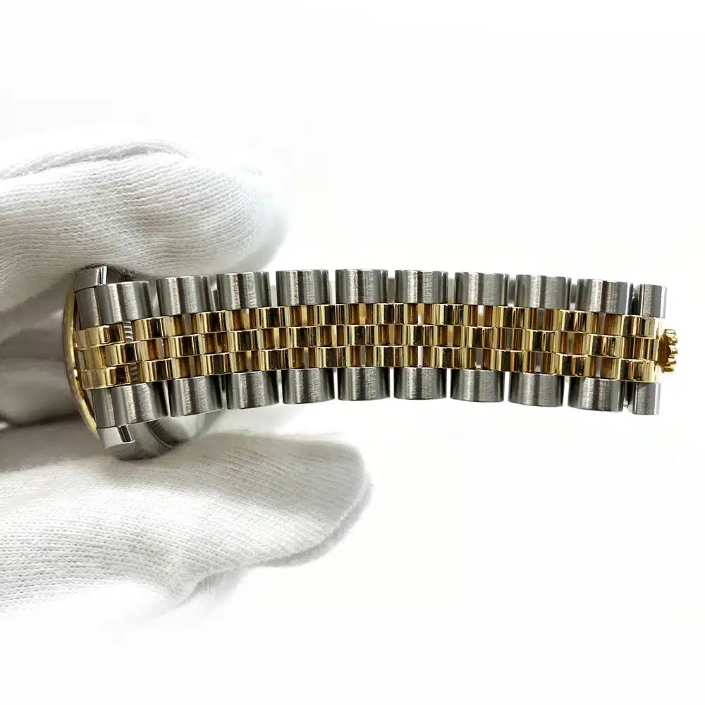 Rolex Lady-Datejust 31mm Jubilee Gold/Steel with Silver Diamond Dial Watch 2017 – image 7