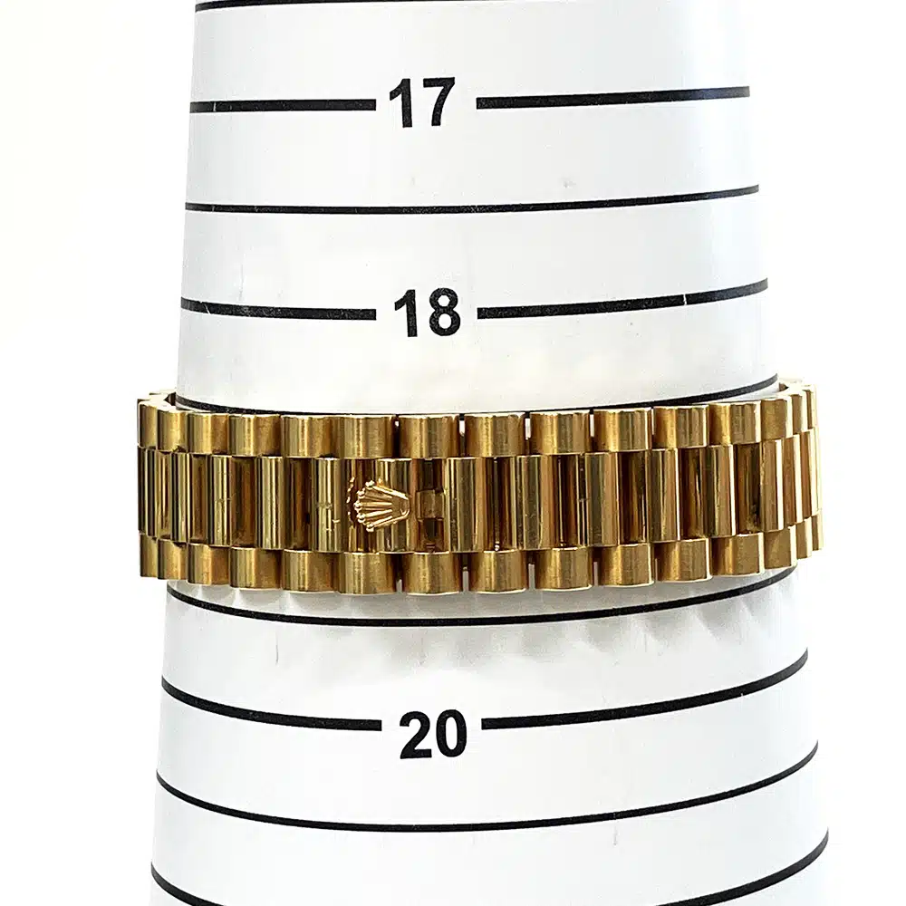Rolex Day-Date II 41mm 218398BR Yellow Gold with Champagne Diamond Dial Watch 2014 – image 6