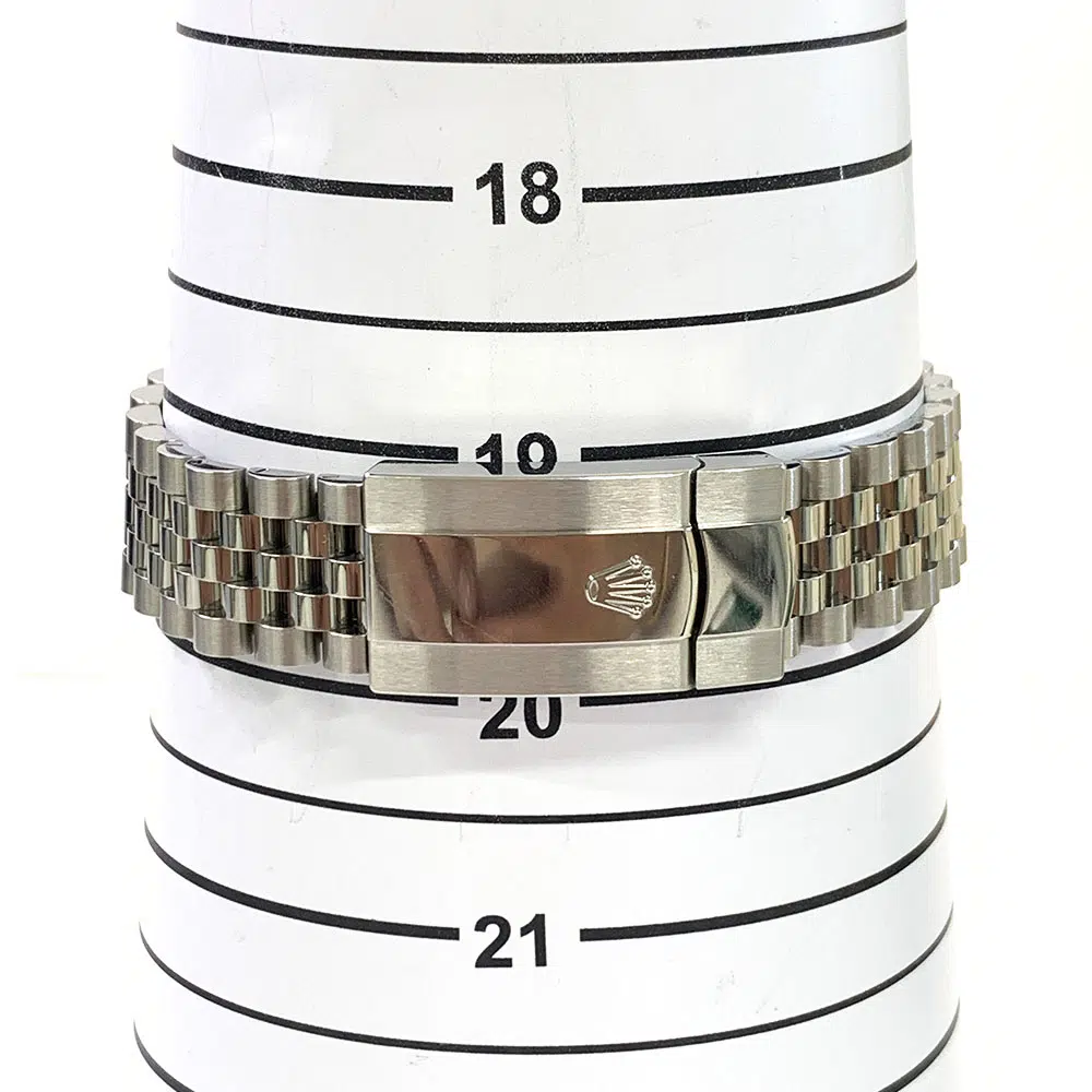 Rolex Datejust 126234 2022 Stainless Steel 36mm Jubilee Watch Wimbledon Roman Dial – image 6