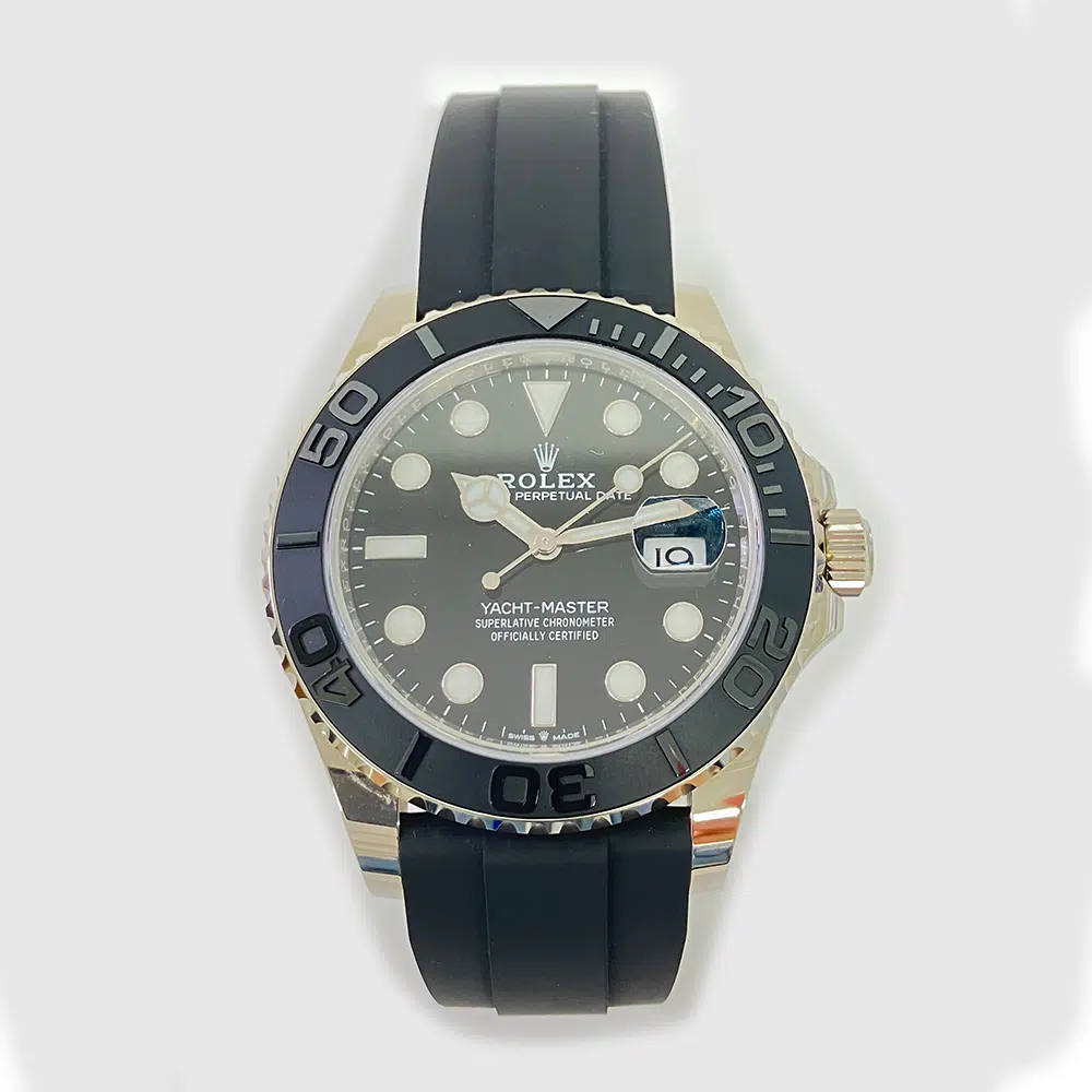 MINT Rolex Yacht-Master 226659 42mm White Gold With Black Rubber Watch Black Dial 2020 – image 3
