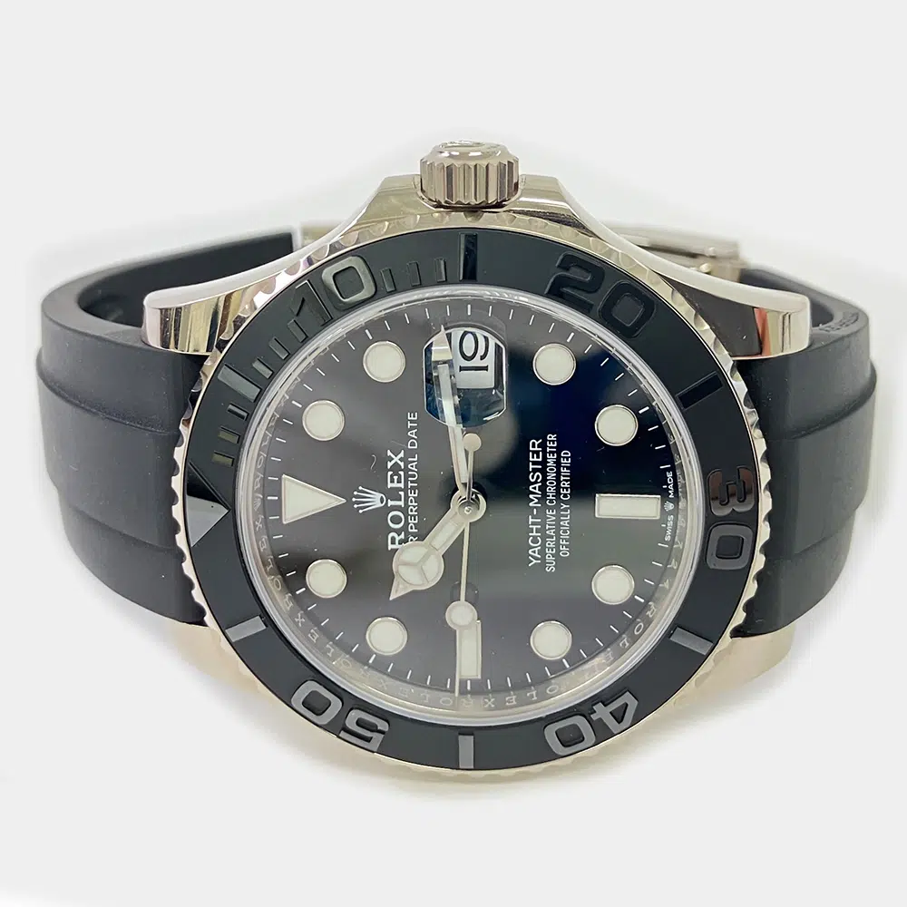 MINT Rolex Yacht-Master 226659 42mm White Gold With Black Rubber Watch Black Dial 2020 – image 4