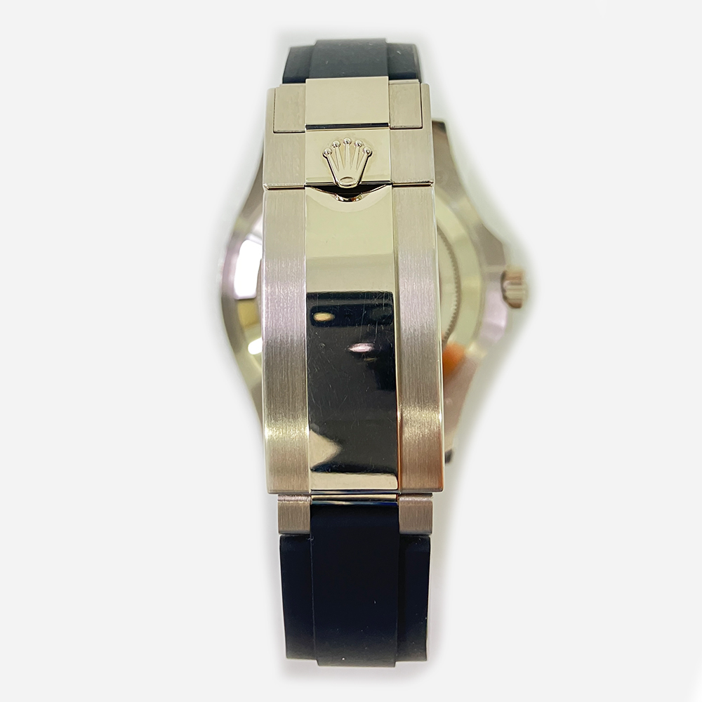 MINT Rolex Yacht-Master 226659 42mm White Gold With Black Rubber Watch Black Dial 2020