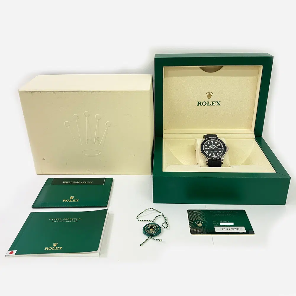 MINT Rolex Yacht-Master 226659 42mm White Gold With Black Rubber Watch Black Dial 2020 – image 8