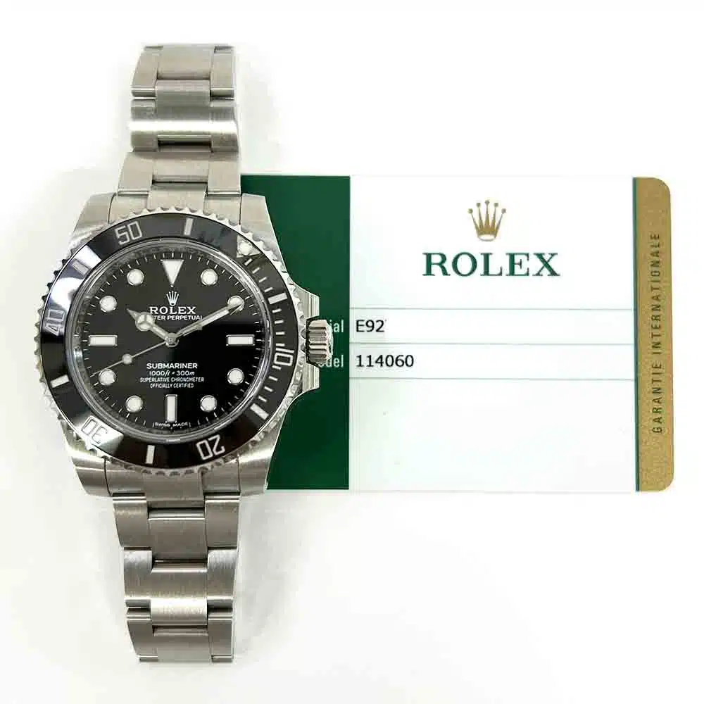 Rolex Submariner 114060 40mm Oyster Stainless Steel Watch Black Dial 2017 – image 2