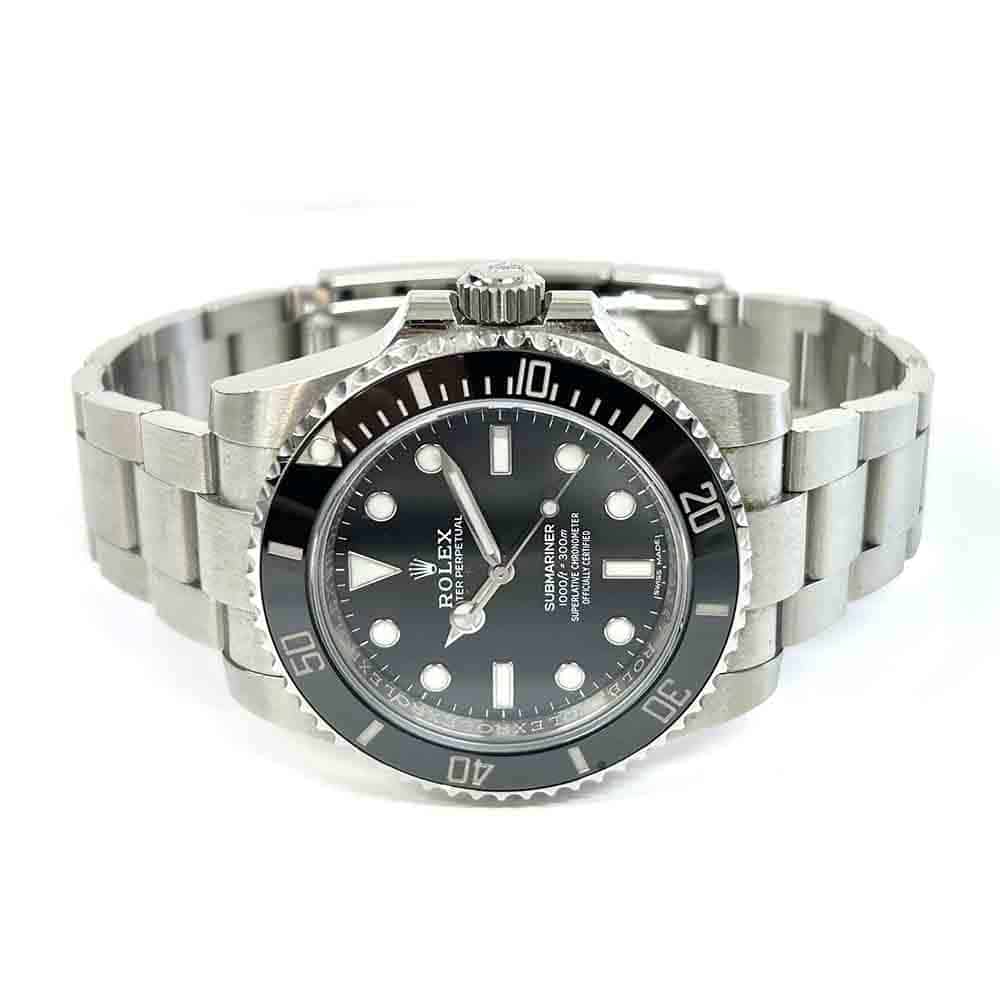 Rolex Submariner 114060 40mm Oyster Stainless Steel Watch Black Dial 2017