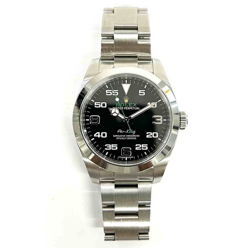 Rolex Air-King 40mm Oyster Stainless Steel Watch Black Arabic Dial 116900 2019