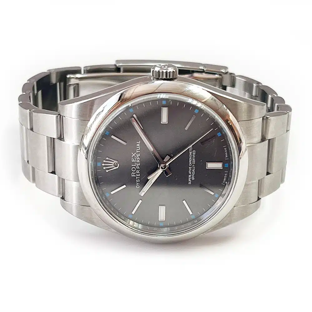 Rolex Oyster Perpetual 114300 39mm Stainless Steel with Slate Dial Watch 2017 – image 4