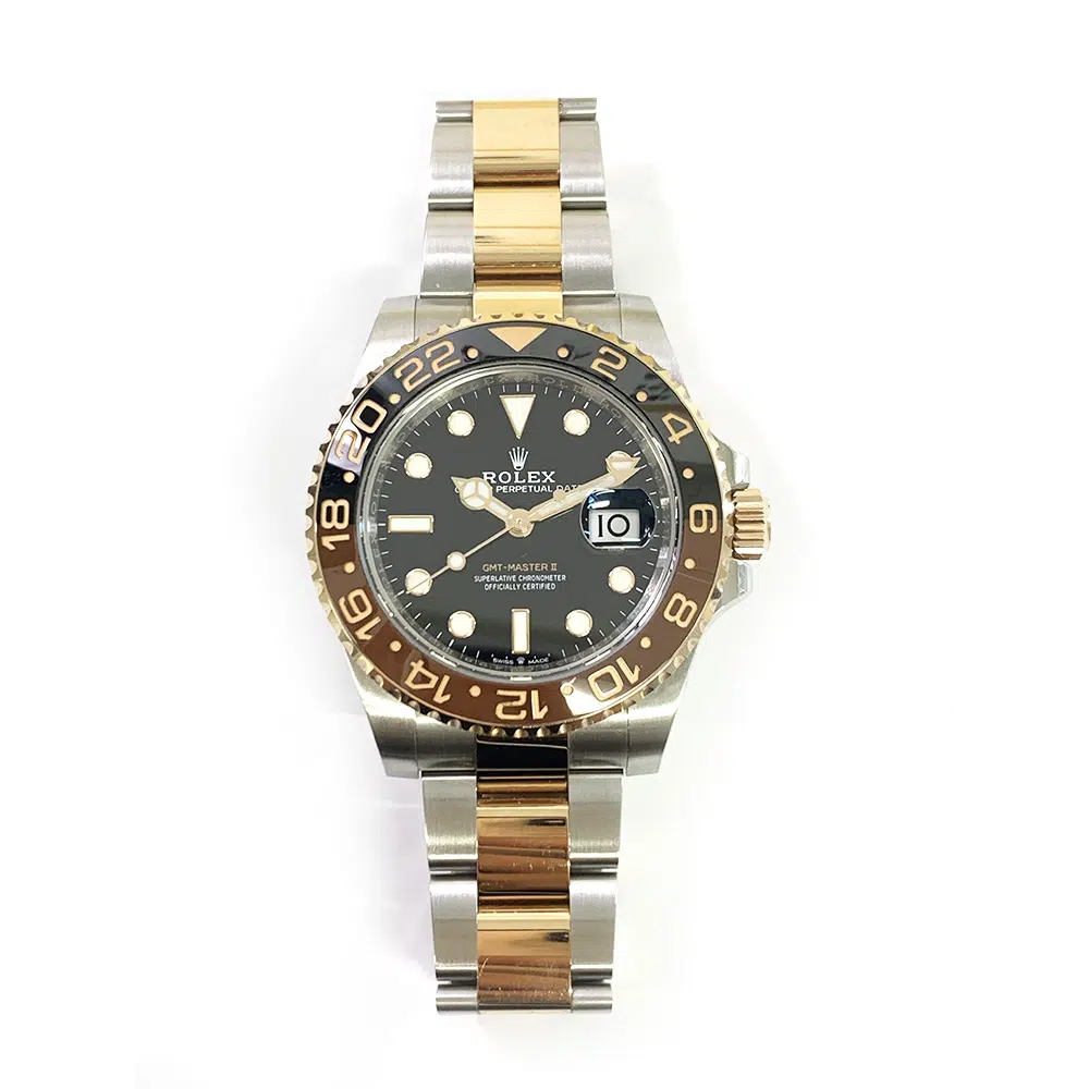 Rolex GMT-Master II Steel & Rose Gold Watch Oyster Bracelet 126711CHNR  Black Dial 2020 – image 3