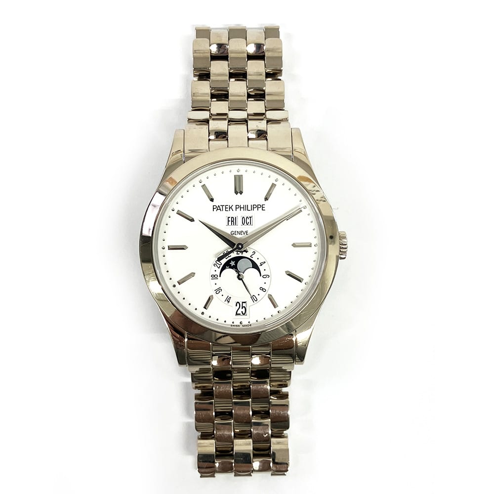 Patek Philippe Annual Calendar 38.5 mm 5396/1G-010 White Gold Watch Silver Dial 2015