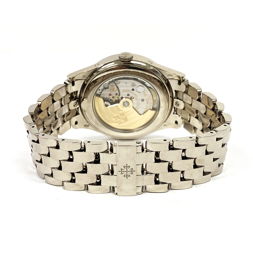 Patek Philippe Annual Calendar 38.5 mm 5396/1G-010 White Gold Watch Silver Dial 2015