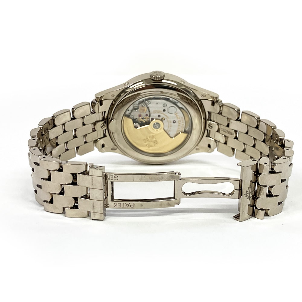 Patek Philippe Annual Calendar 38.5 mm 5396/1G-010 White Gold Watch Silver Dial 2015