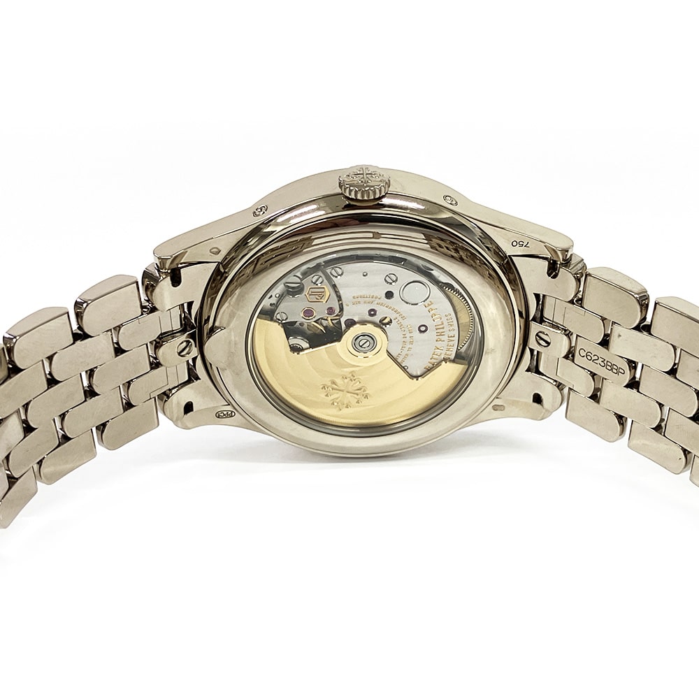 Patek Philippe Annual Calendar 38.5 mm 5396/1G-010 White Gold Watch Silver Dial 2015