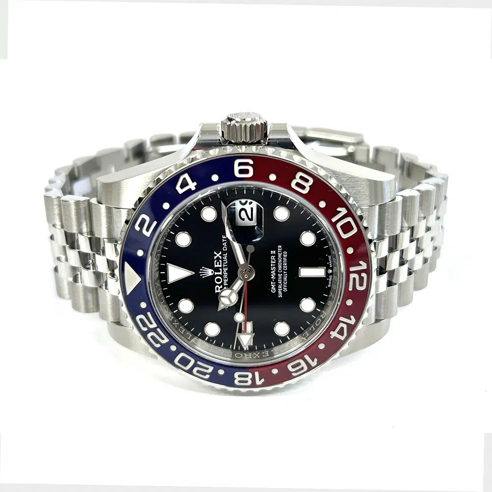 Rolex 126710BLRO GMT-Master II 40mm  Jubilee Stainless Steel Watch Black Dial 2024 – image 4