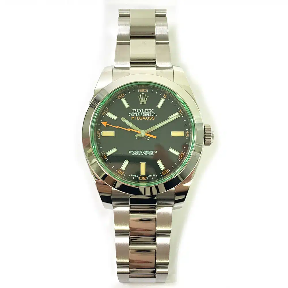 Rolex Milgauss 40mm Stainless Steel 116400GV with Black Dial Watch – image 2