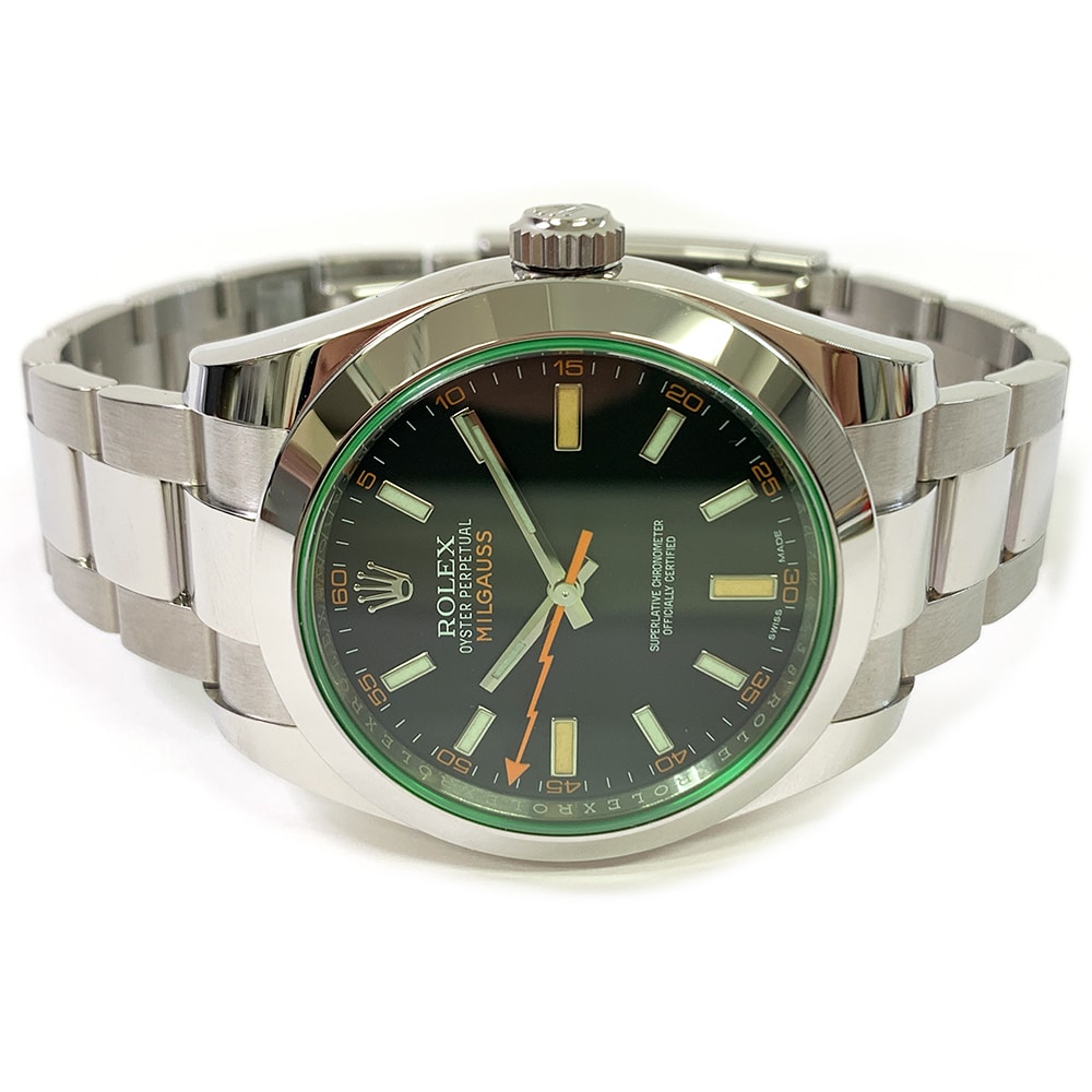 Rolex Milgauss 40mm Stainless Steel 116400GV with Black Dial Watch