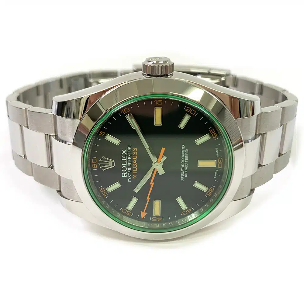Rolex Milgauss 40mm Stainless Steel 116400GV with Black Dial Watch – image 4