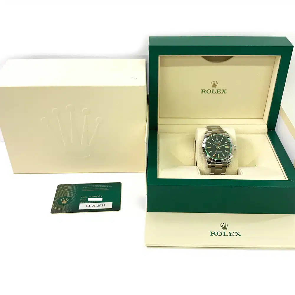 Rolex Milgauss 40mm Stainless Steel 116400GV with Black Dial Watch – image 8