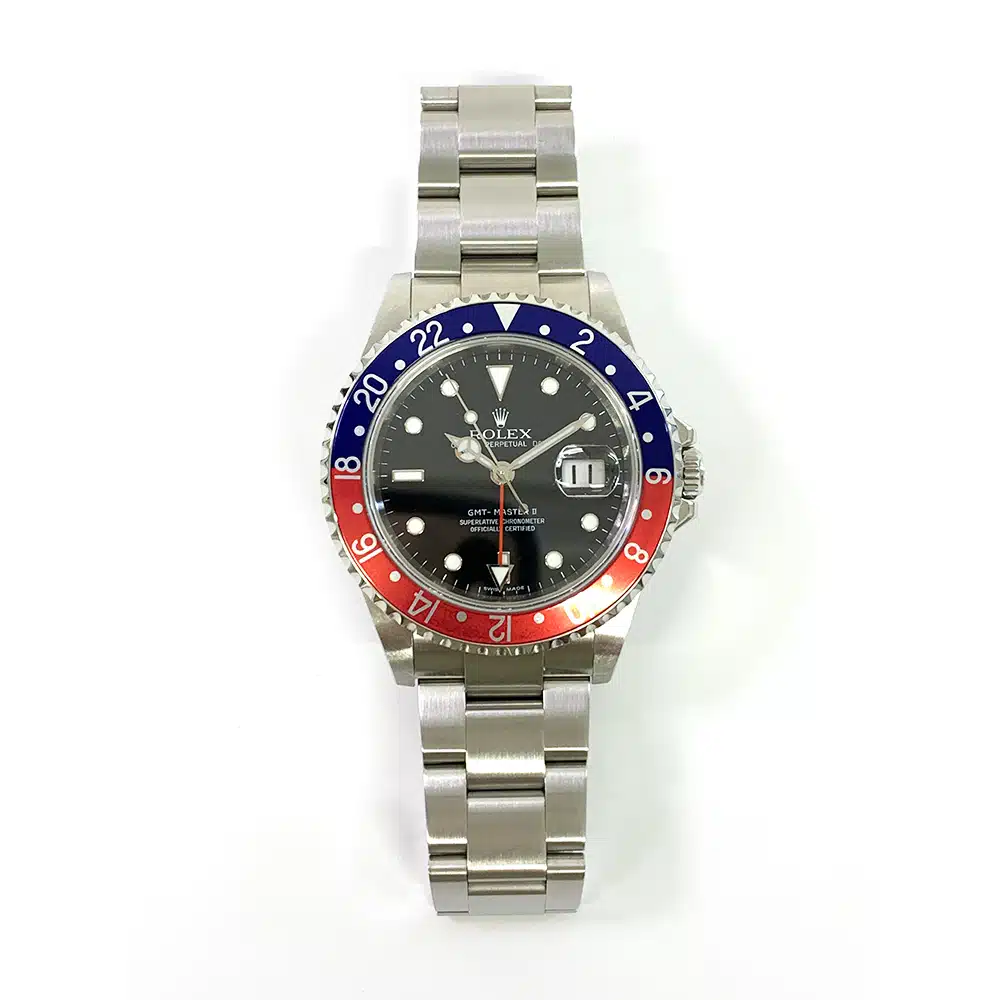 Rolex GMT-Master II "Pepsi" 40mm Oyster 16710 Stainless Steel Watch Black Dial 2011 – image 3