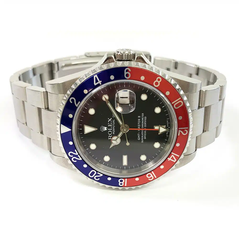 Rolex GMT-Master II "Pepsi" 40mm Oyster 16710 Stainless Steel Watch Black Dial 2011 – image 4