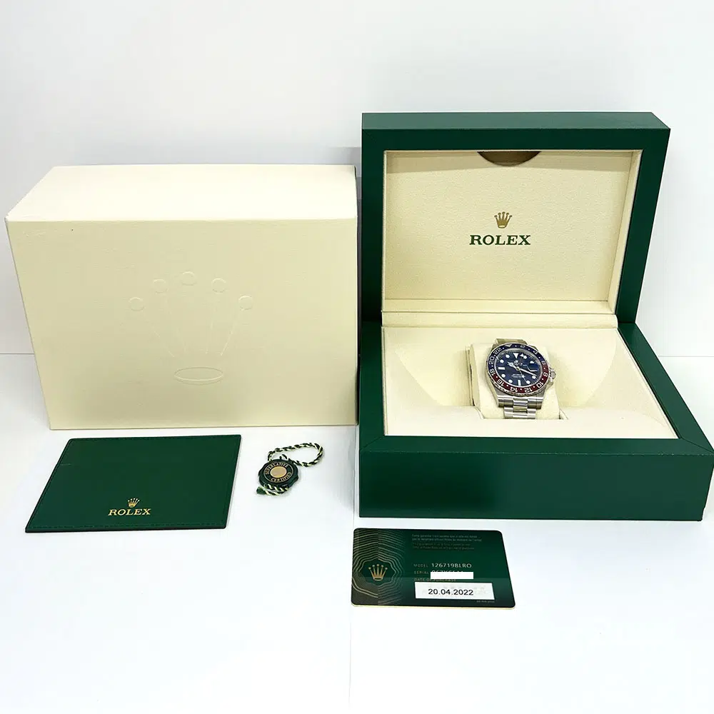 Rolex GMT-Master II 40mm 126719BLRO-0003 Pepsi White Gold with Blue Dial Watch 2022 – image 8