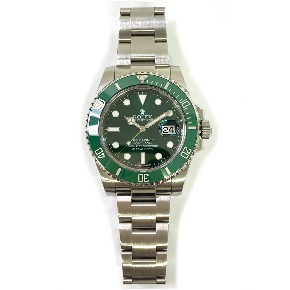 Rolex 116610LV Submariner Oyster Bracelet Green Dial  Stainless Steel Men's Watch 2015 – image 2