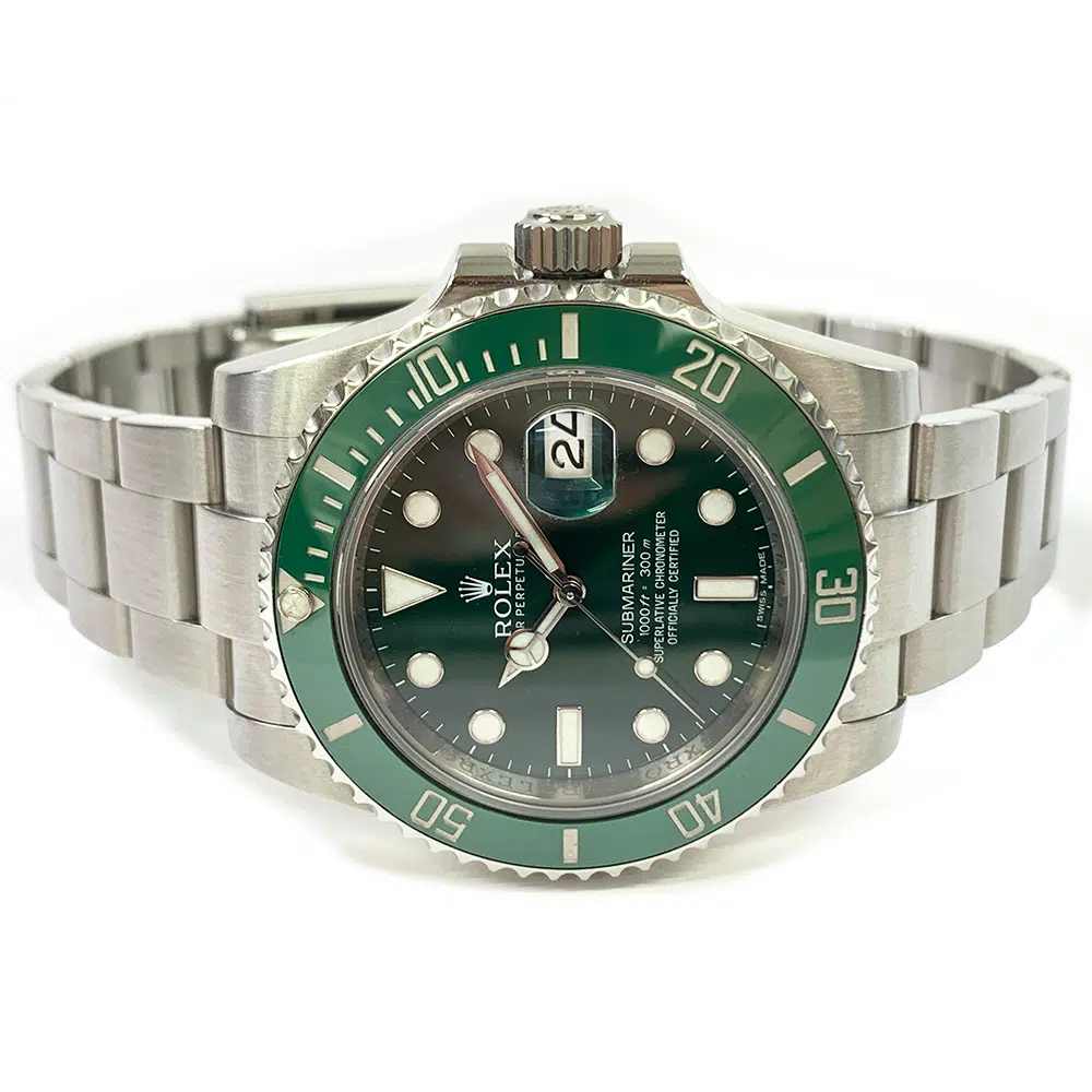 Rolex 116610LV Submariner Oyster Bracelet Green Dial  Stainless Steel Men's Watch 2015 – image 4
