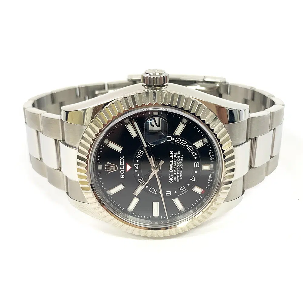 Rolex Sky-Dweller Black Dial 42mm Oyster Bracelet  326934 Stainless Steel Watch MINT 2019 – image 4