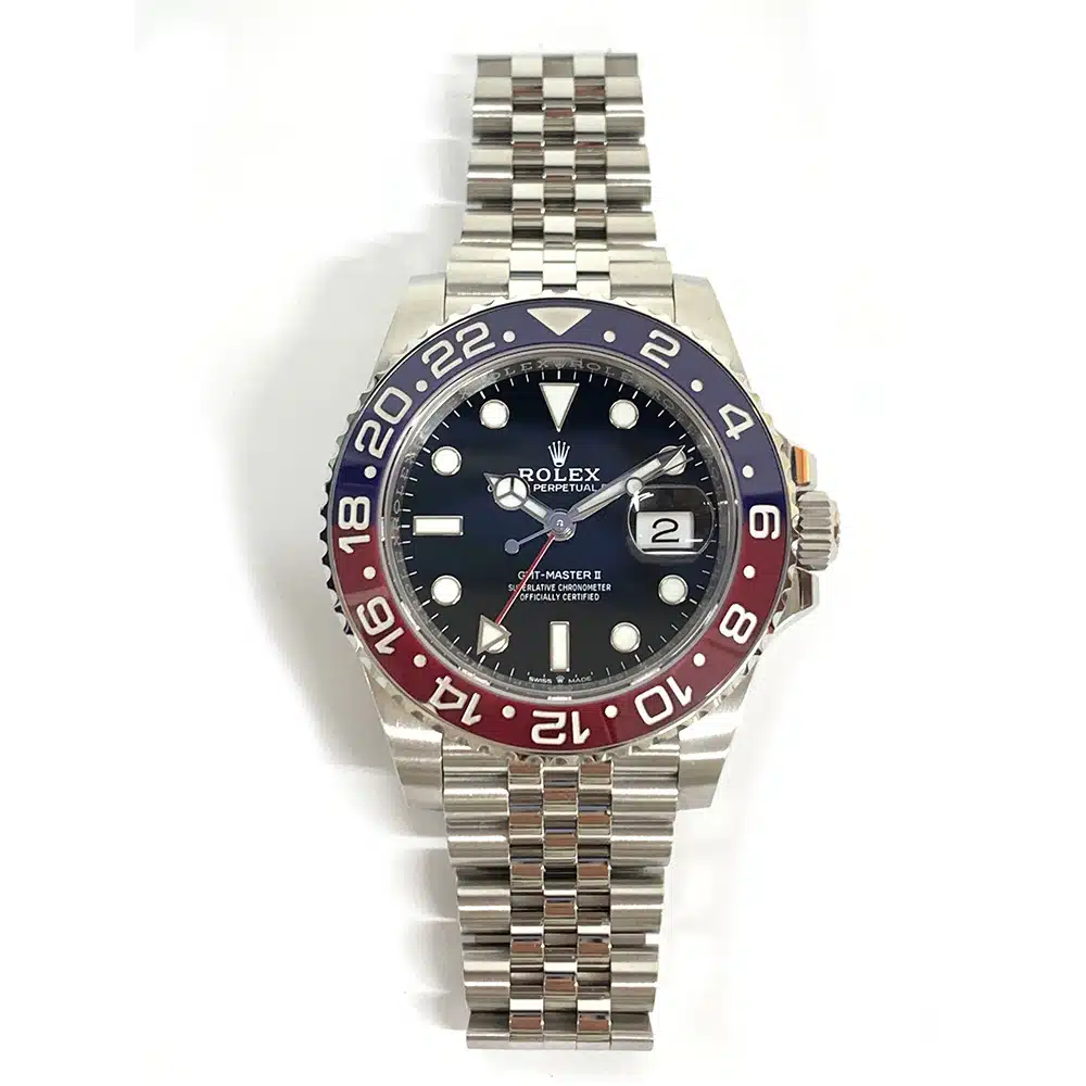 Rolex GMT-Master II  Jubilee 126710BLRO Stainless Steel Black Dial Jubilee Watch MINT 2019 – image 3