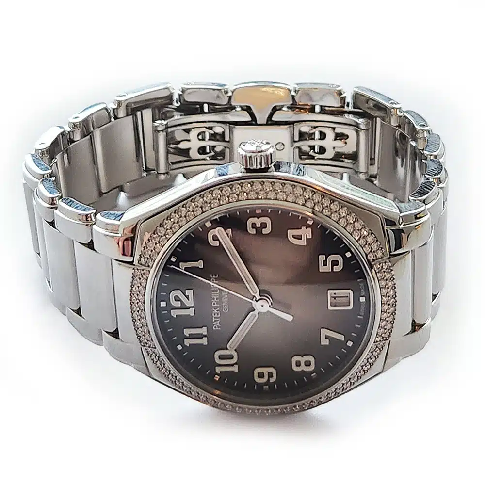 Patek Philippe Twenty 4 Automatic Grey Dial 7300/1200A-010 Diamond Bezel Watch 2018 – image 4