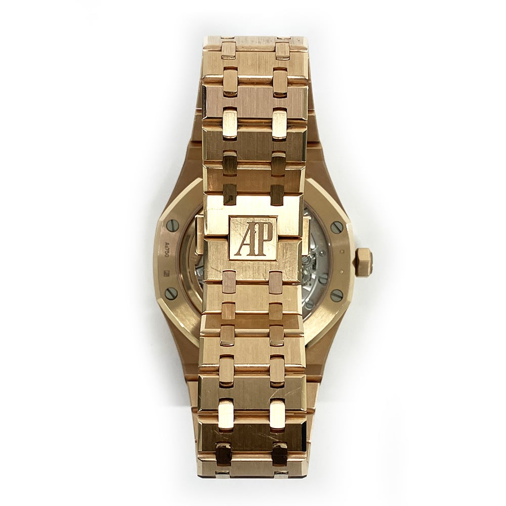 Audemars Piguet Royal Oak 15500OR.OO.1220OR.01 41mm Rose Gold with Black Dial Watch 2022