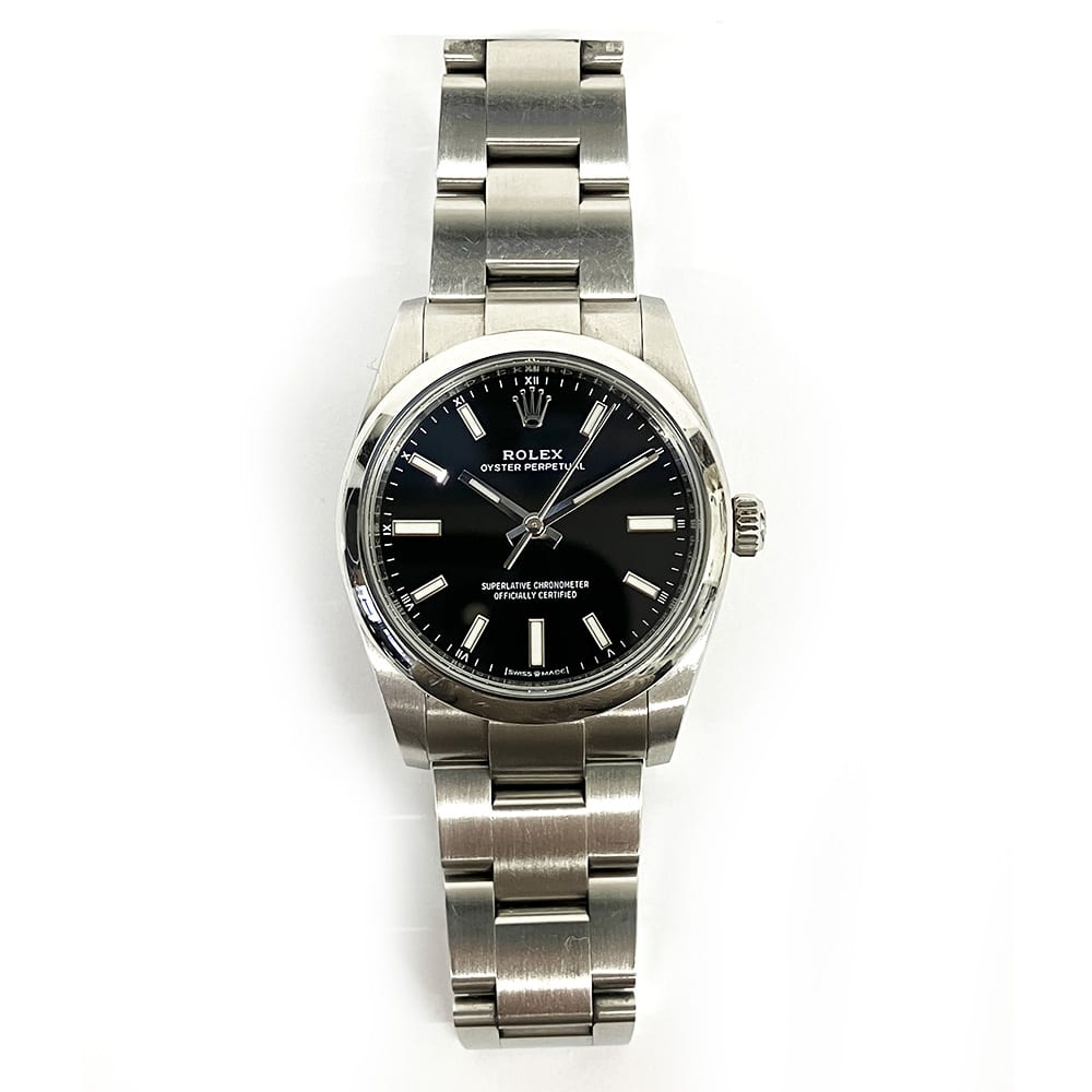 Rolex Oyster Perpetual 34mm 124200 Stainless Steel Watch Black Dial 2020